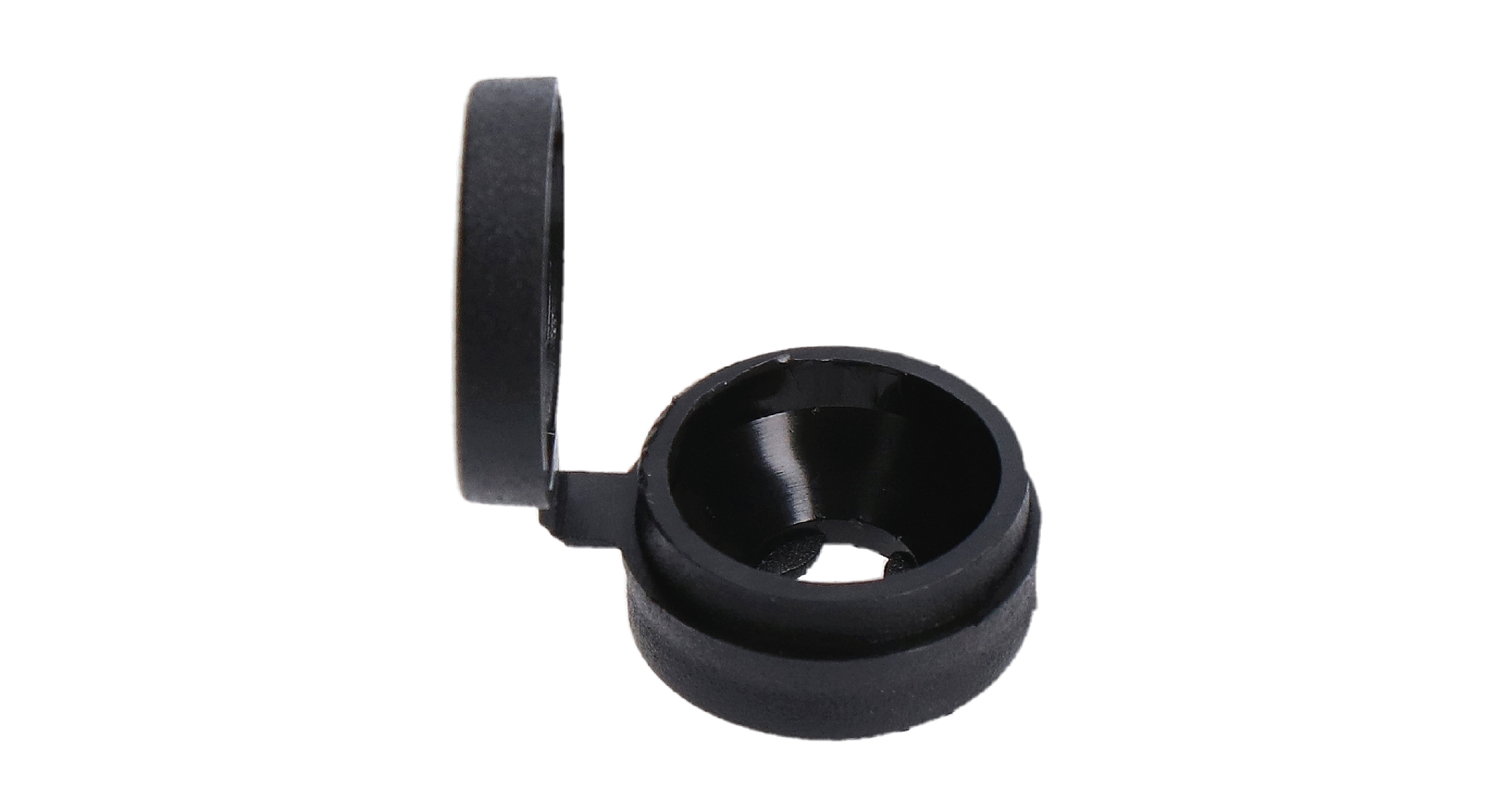 Rozeta ozdobna, čierna, na skrutky so zapustnou hlavou