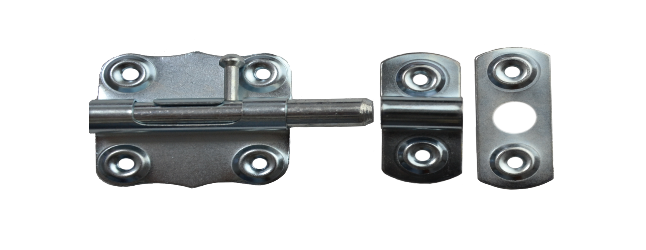 Petlice univerzální 50 mm, bílý zinek