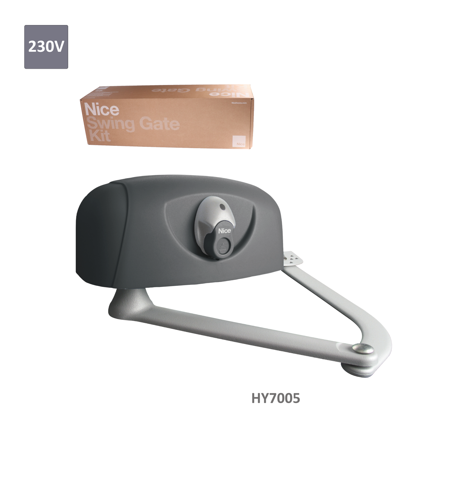 HYPPO7005 pákový pohon pro křídlovou bránu do 3m/křídlo, 230V