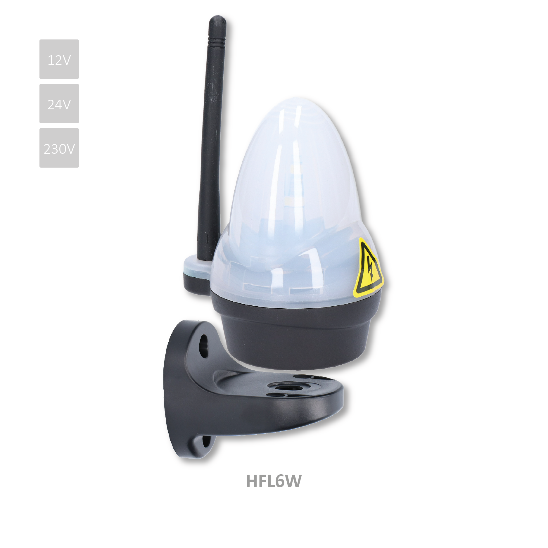 LED lampa, 12/24/230V, se zabudovanou anténou, 739lux