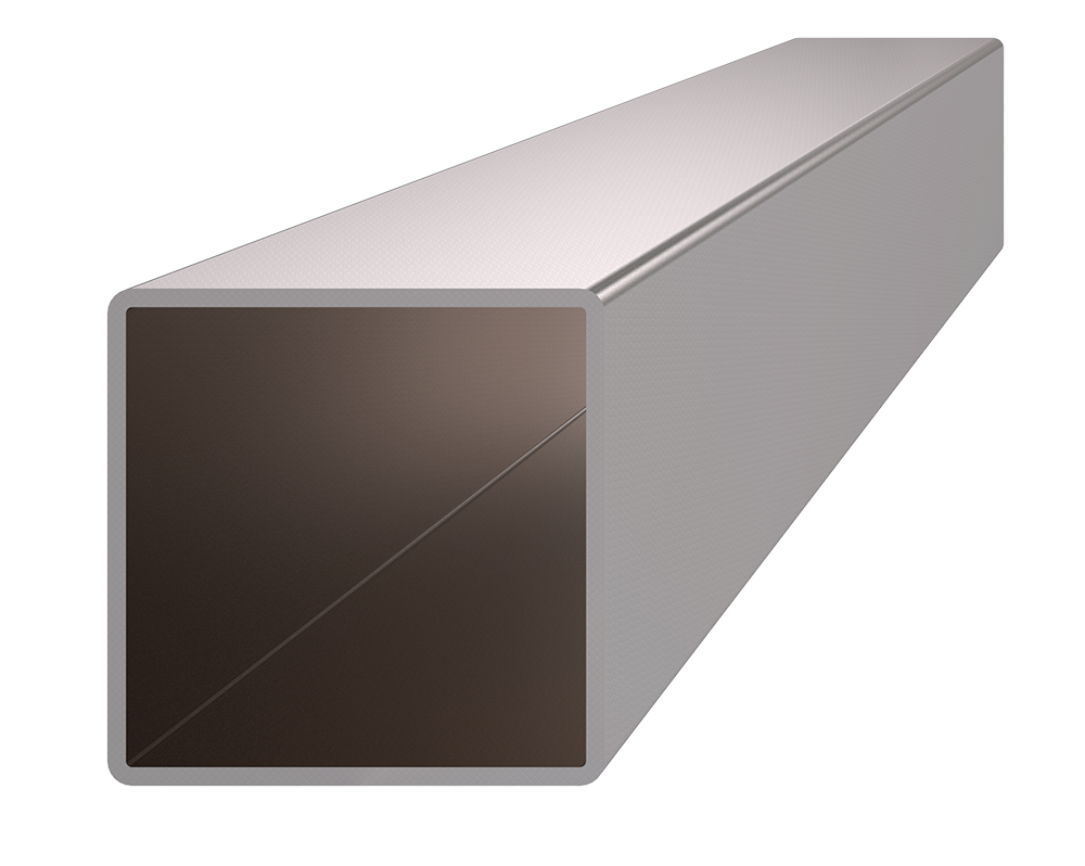Profil 40 x 40 x 2 x 2000 mm, broušená nerez AISI 304