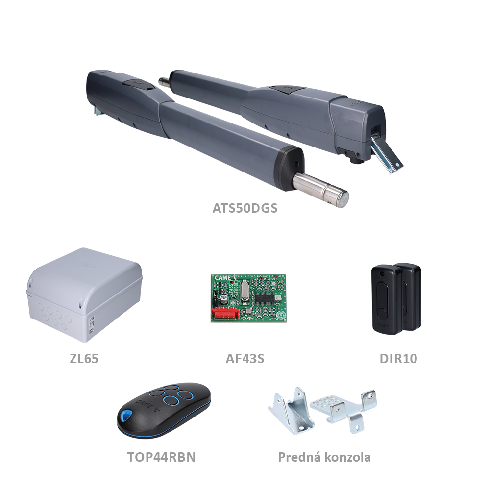 CAME ATS50 SAFE LONG sada pro dvoukřídlovou bránu do 5m/křídlo