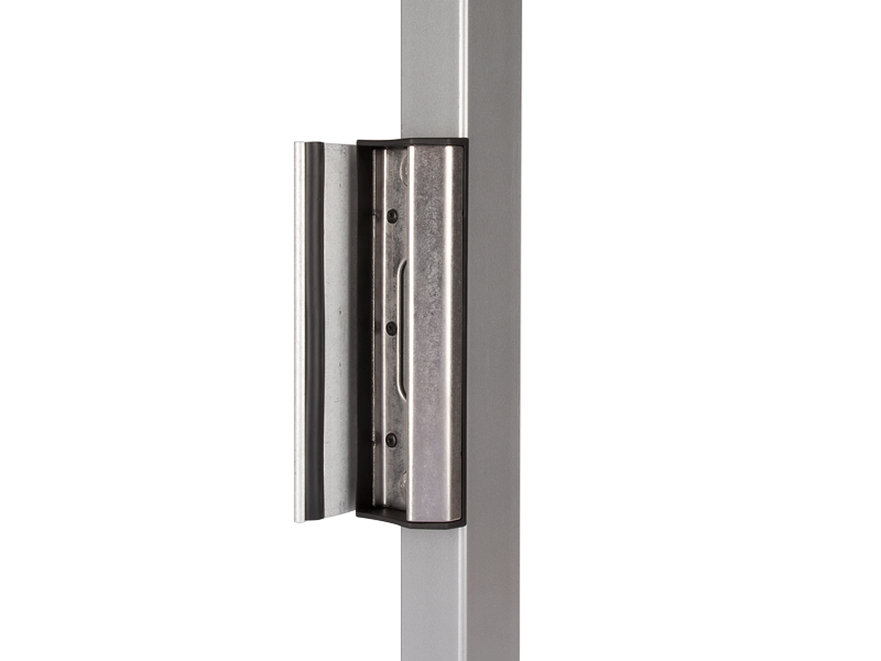 Nastaviteľná dorazová lišta pre krídlové bránky, RAL7016