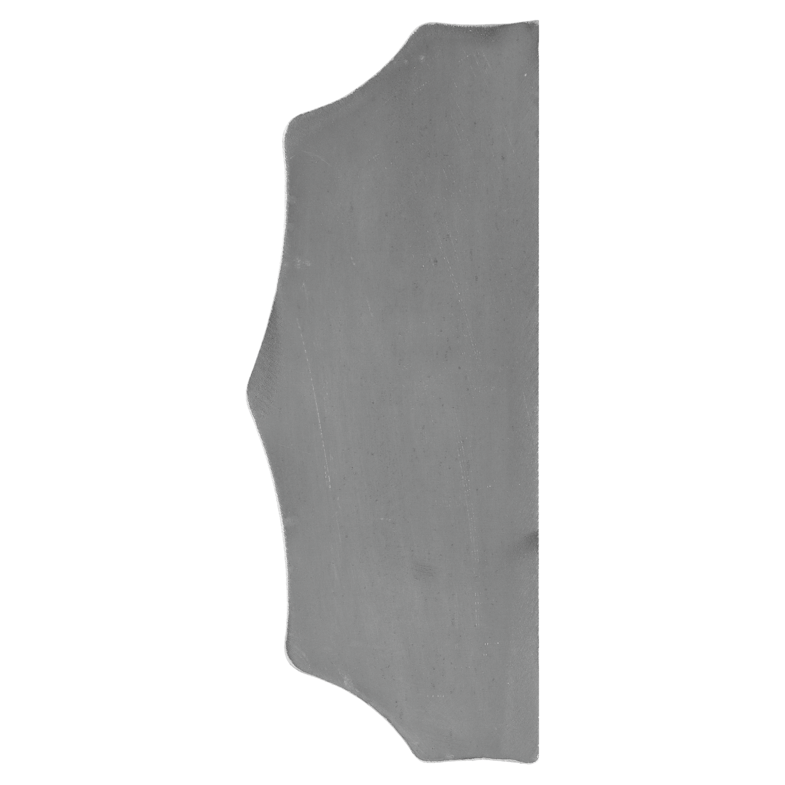 Štít 230x93x3mm bez otvorů, hladký, oboustranný (levý i pravý)