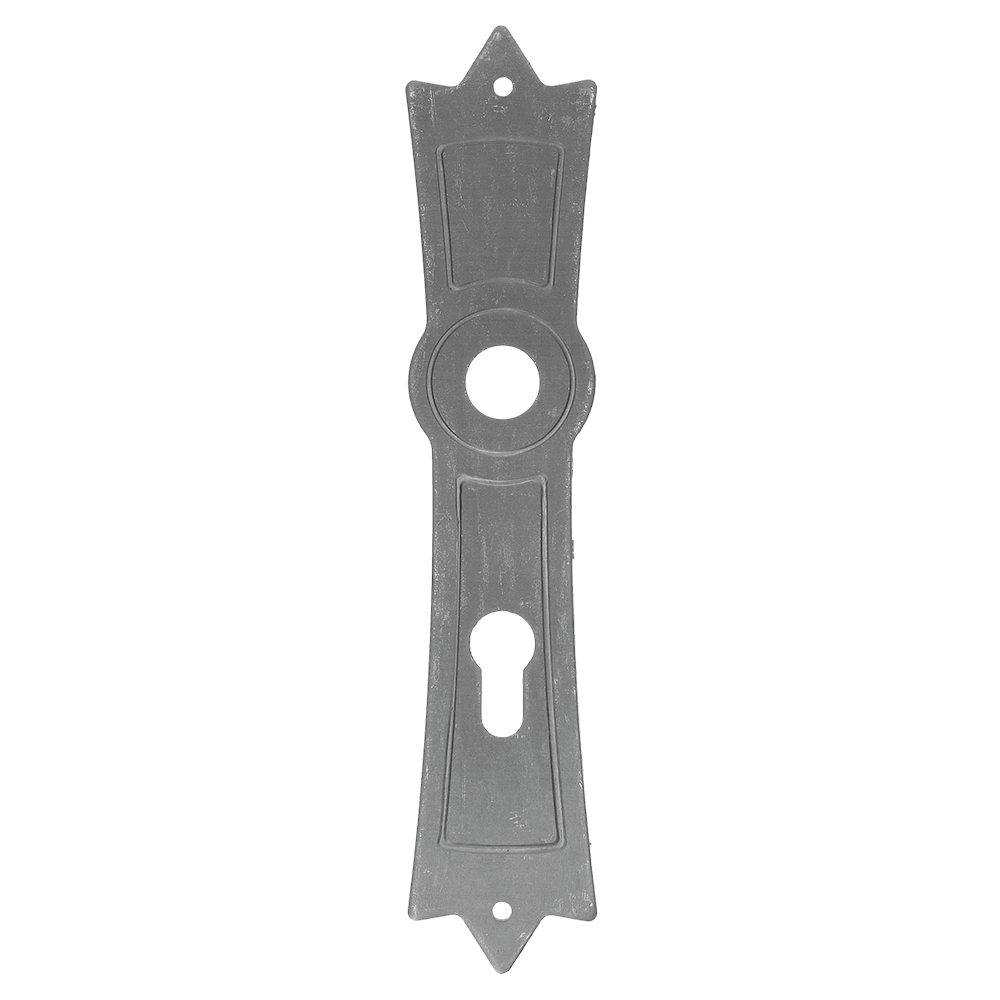 Štít s děrami 260x52x3mm, rozteč 72mm, otvor na kliku 20mm