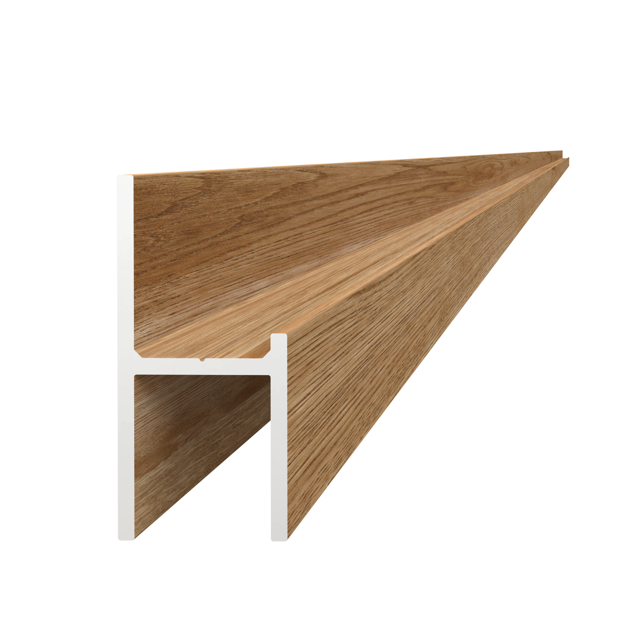 UT profil 20,5 x 44 x 6000 mm, hliník struktura BUK