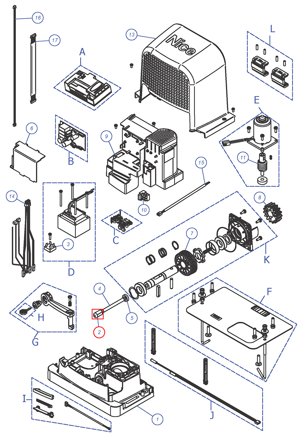 PD2298A0000 Vložka  odblokovacia RBS400, RBS600, RBS600HS