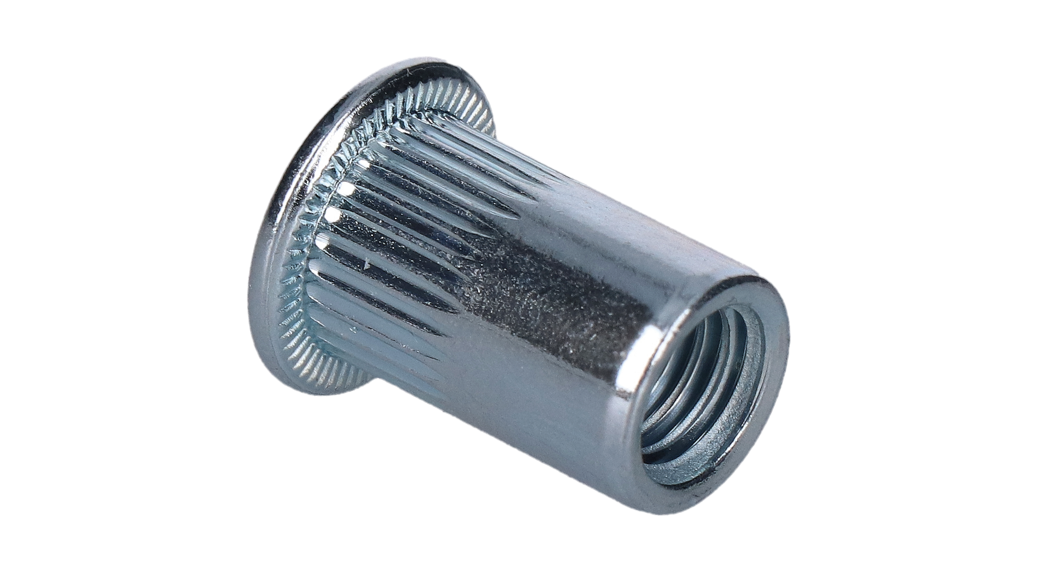 Nýtovací matice M3, plochá hlava, VZ, L = 9 mm