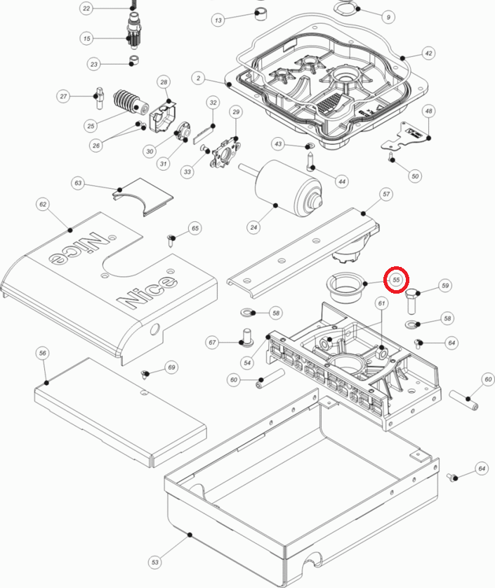 PMCBR1736.4630 pouzdro 40x44 H-20 pro XMETRO