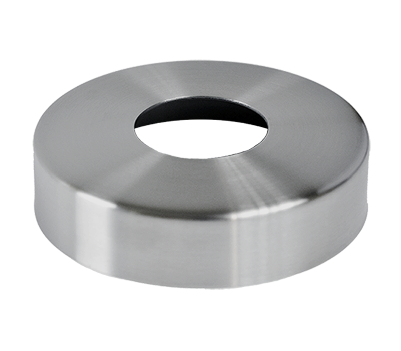 Kryt příruby na trubku ø 42,4 mm, broušená nerez AISI 304