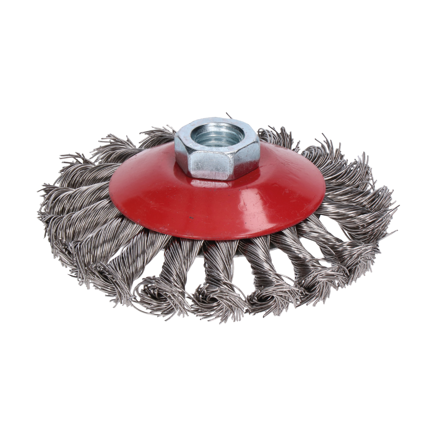 PROTECO kartáč miskový copánkový 100mm x M14x2 NEREZ