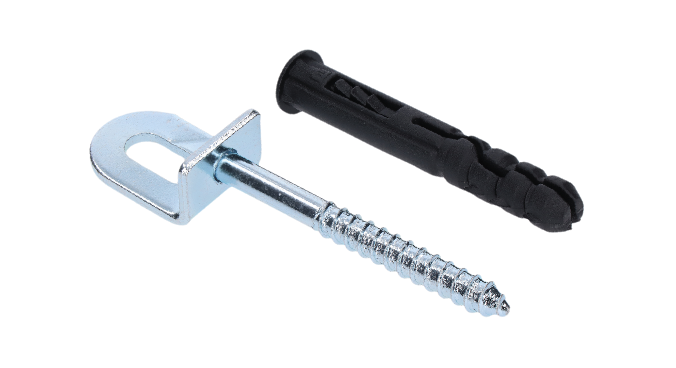 Kotvení plotu 35X25mm s hmoždinkou, zinek