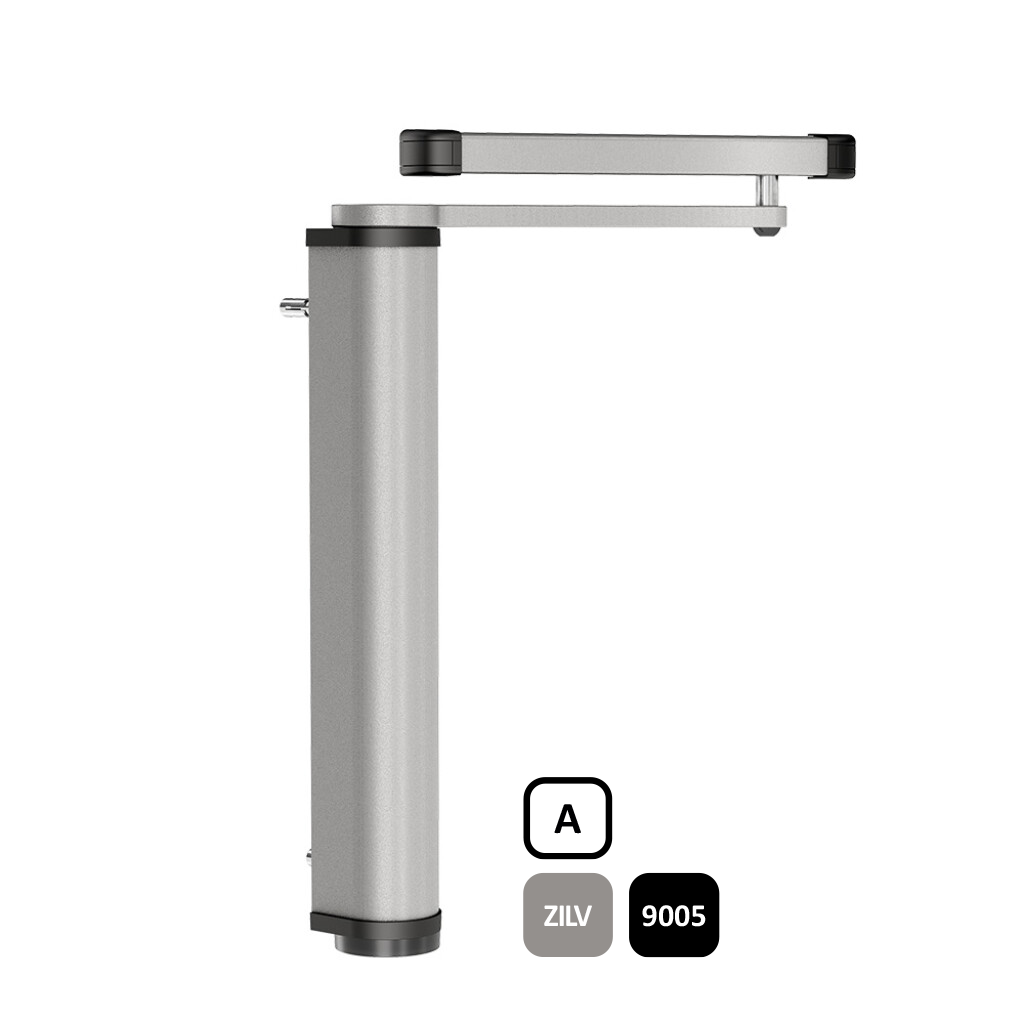 LOCINOX pohon pre krídlové brány do 100 kg, A, RAL9005