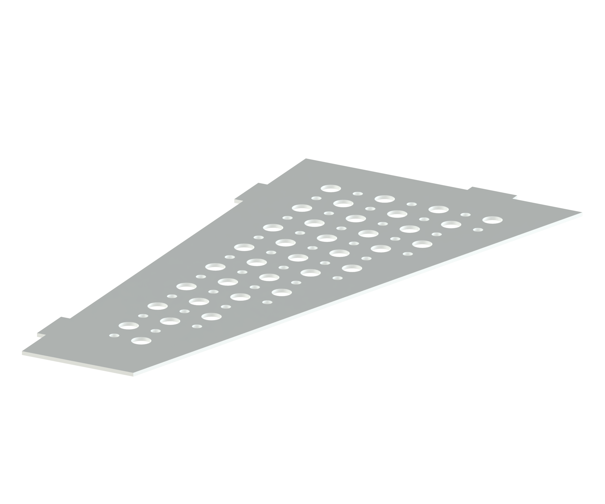 Rohová police do koupelny, broušená nerez AISI 304 / K320