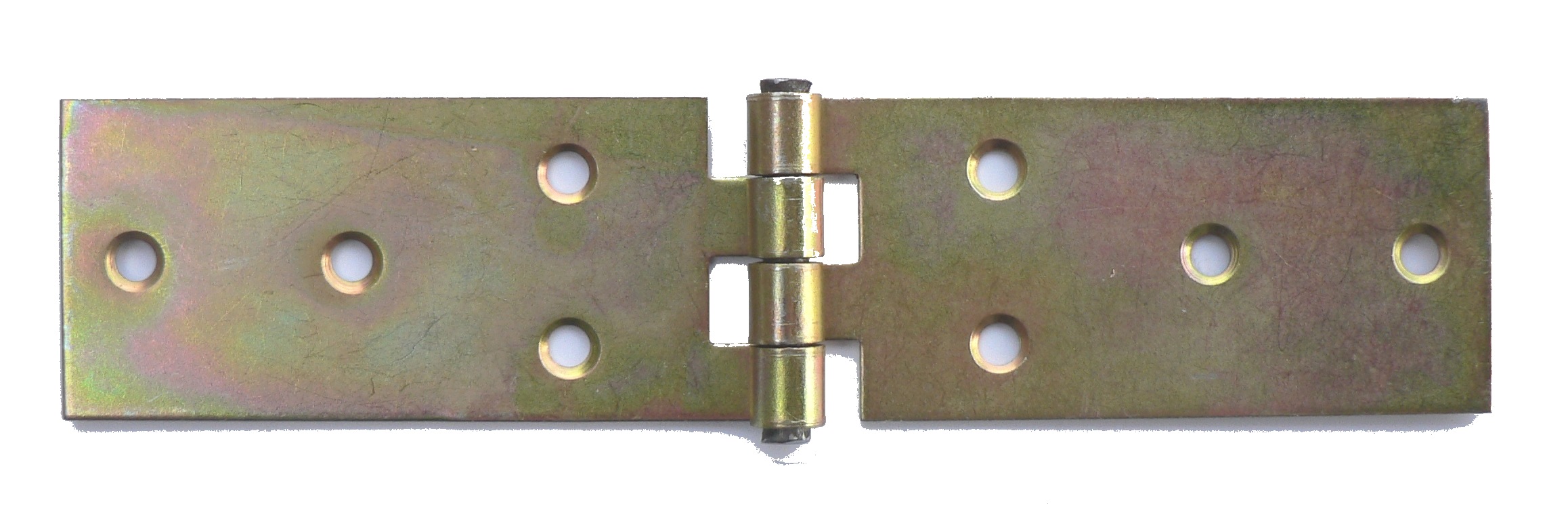 Závěs pásový 154 x 35 mm, žlutý zinek