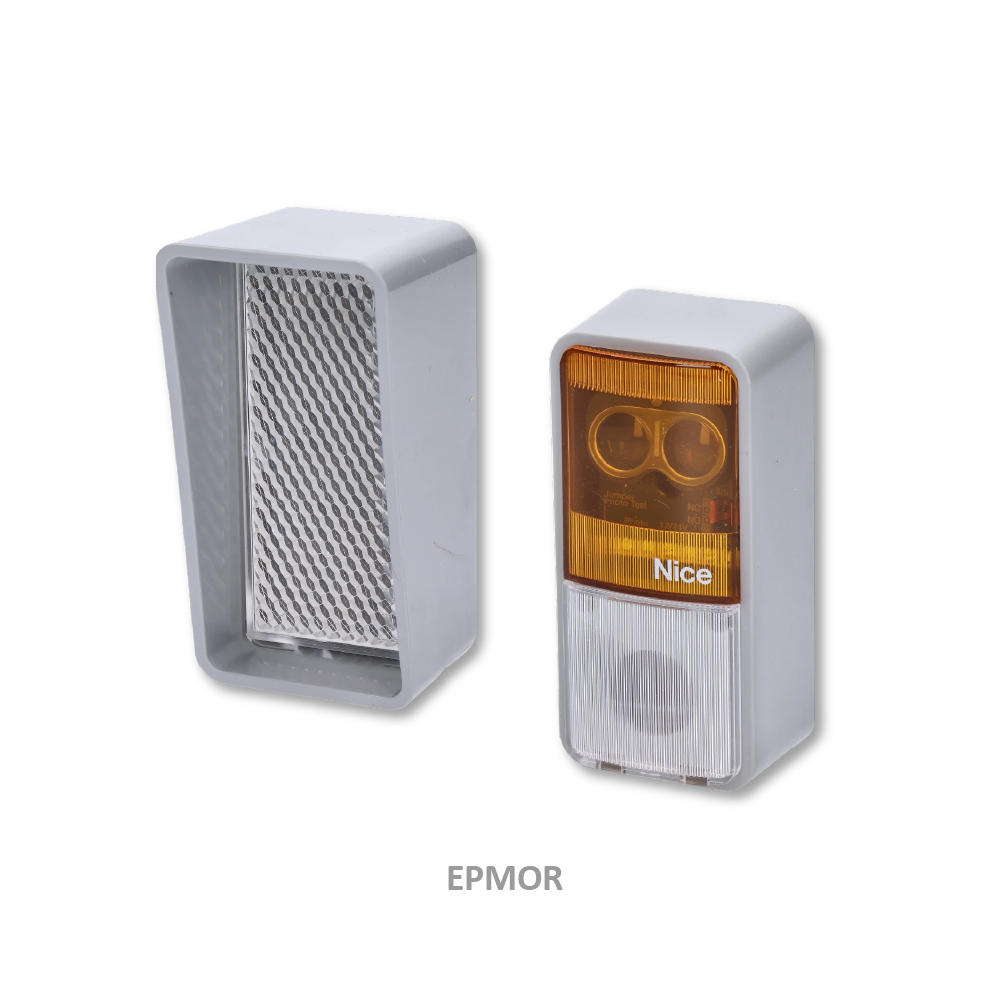 Fotobuňky EPMOR reflexní, dosah do 15 m, 1 pár