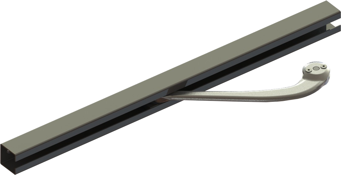 Kolejnice pro otevírací prostor křídlové brány pro REVO