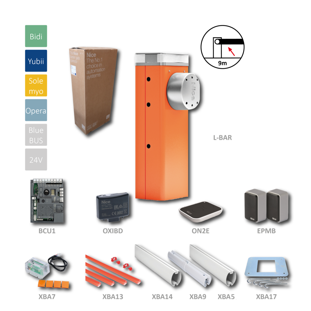 LBAR9 KIT - automatická závora do 9m