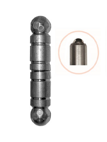 Závěs ozdobný 100x20mm s kuličkou