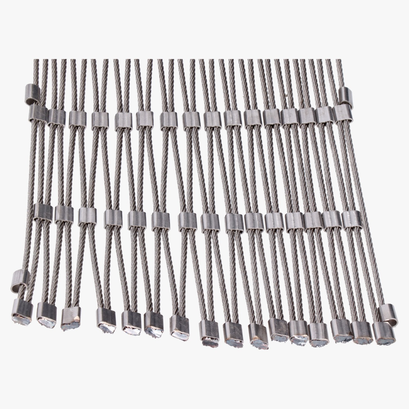 Lanková sieť, 1 x 10 m, oko 60 x 104 mm, ø 1,5 mm, AISI 316