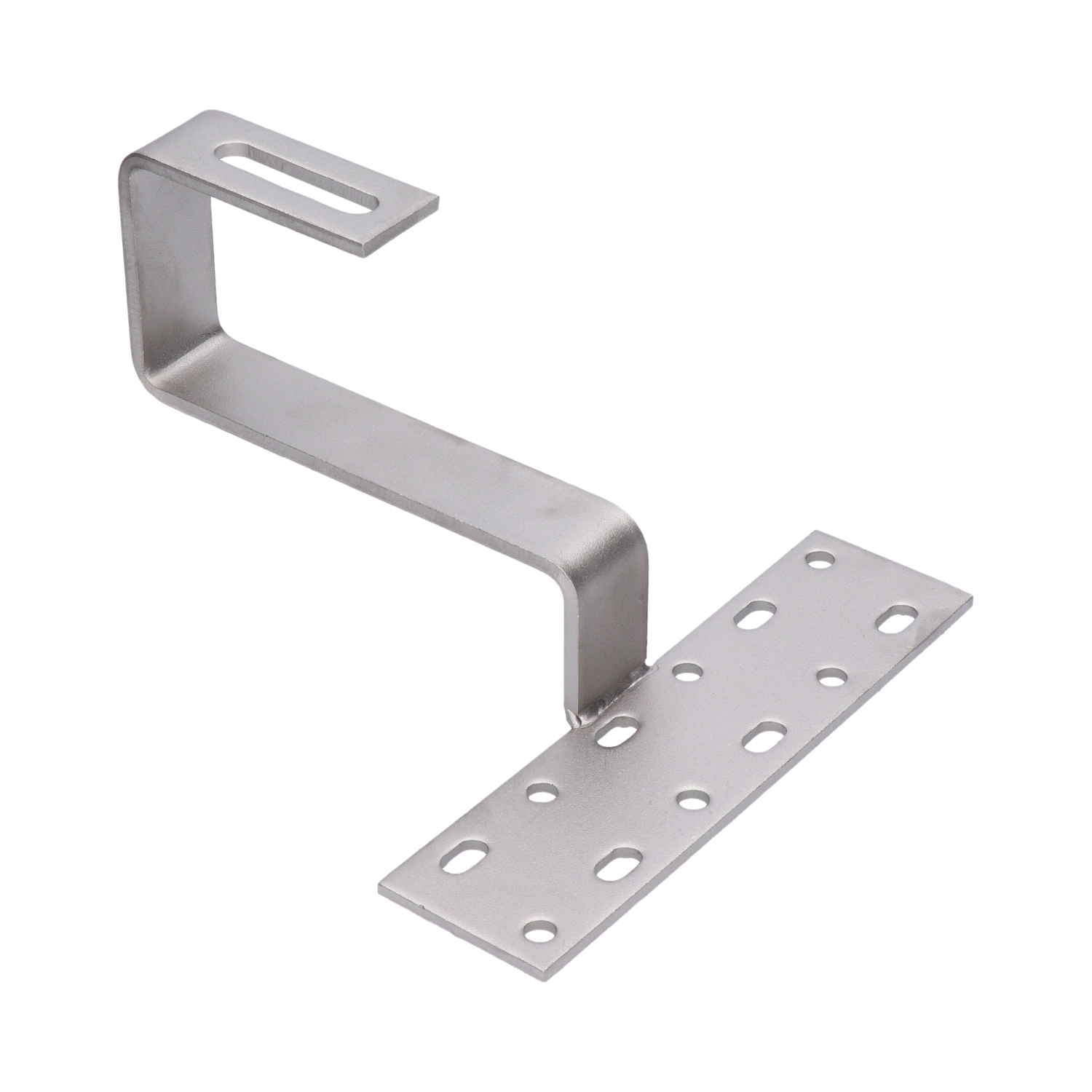 Střešní hák navržený pro zakřivené krytiny (betonové nebo keramické) Doporučujeme jej použít pro solární profily se spod