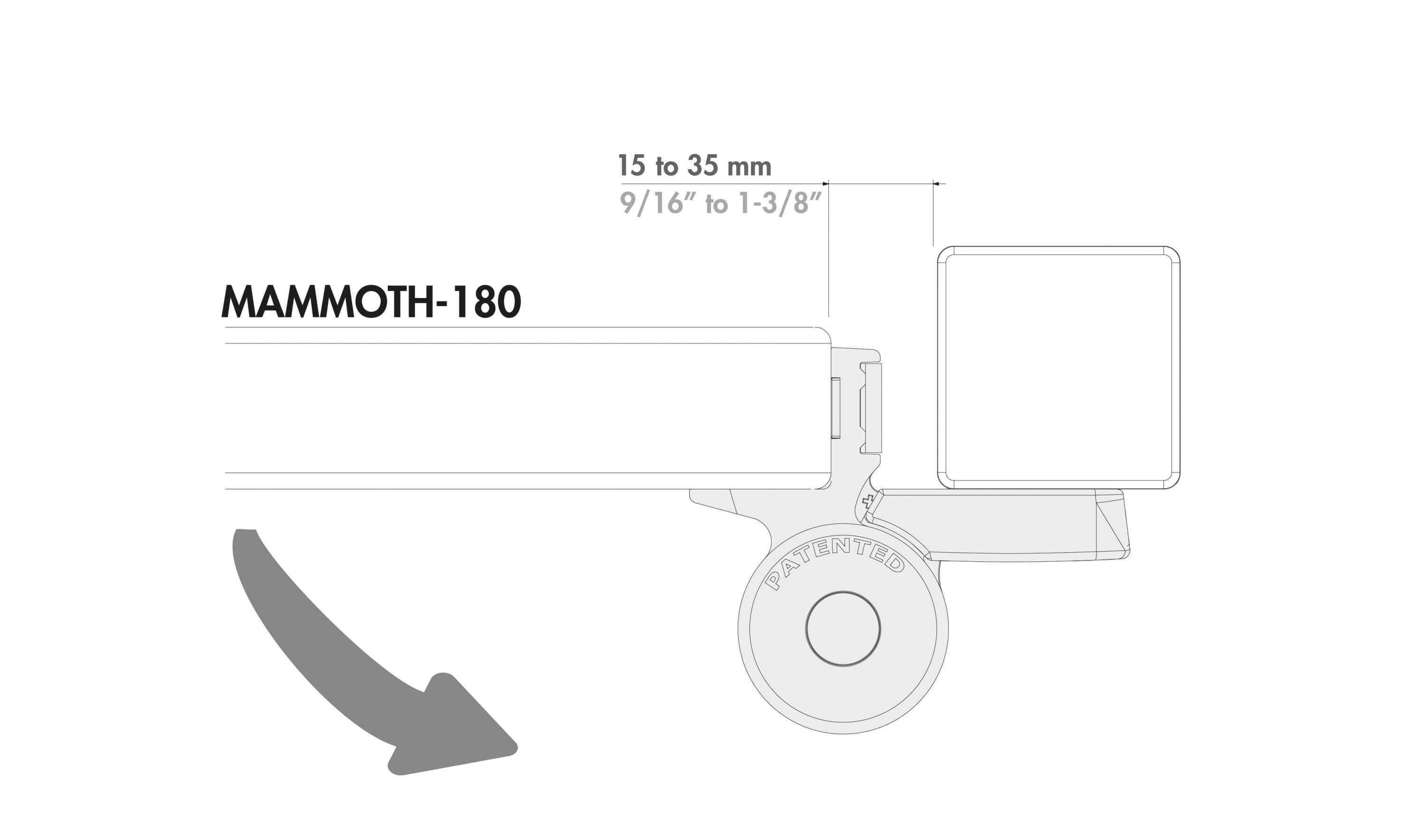 Záves otvárateľný 180°, nastaviteľný 2D, do 150 kg, RAL 9005