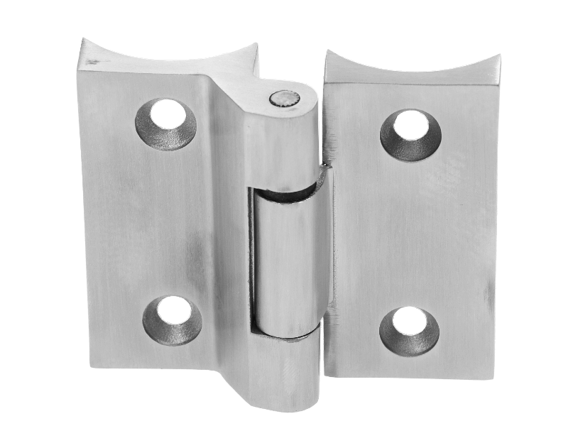 Závěs na brány, trubka ø42.4mm, L-70mm, broušená AISI304