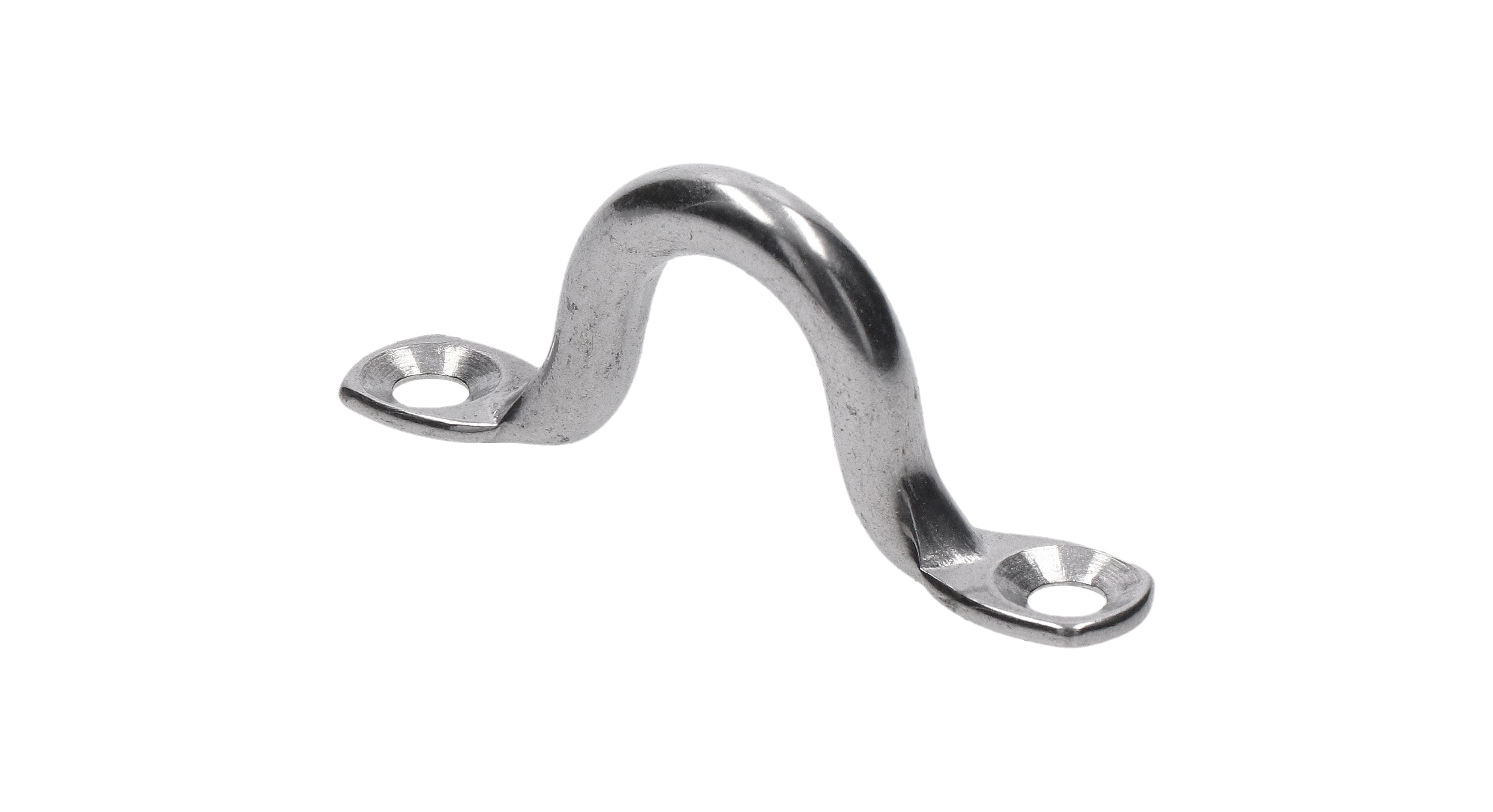 Oko podložky, oblouk 6 mm, broušená nerez AISI 304