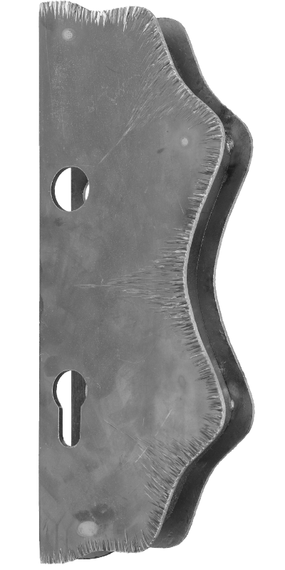 Kazetová sestava pro branku 250 x 95 x 30 mm, válcovaná