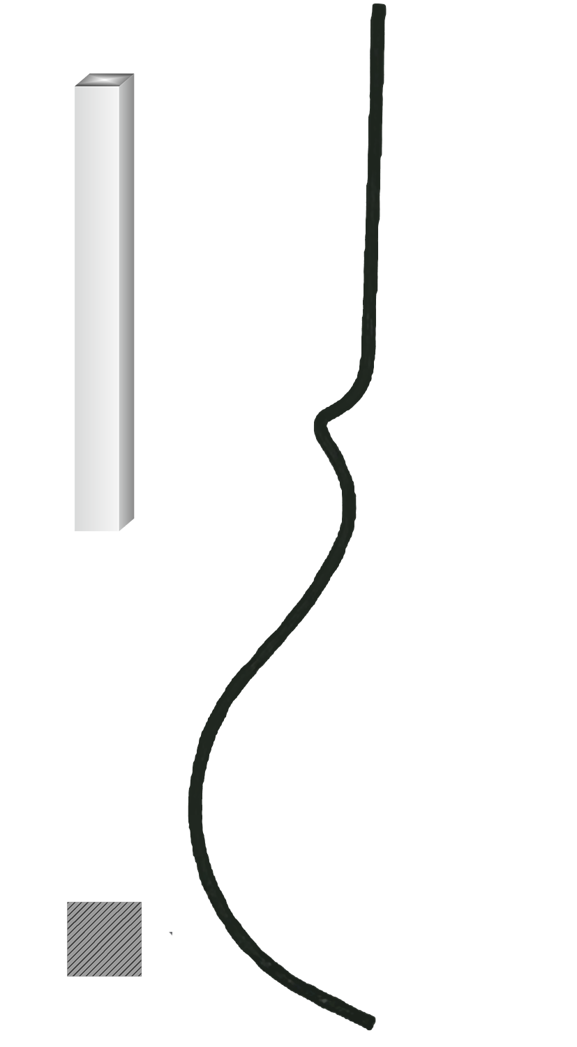 Tyč 12 x 12 mm, 1000 x 220 mm