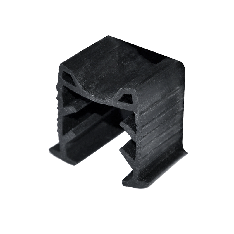 Gumové těsnění pro madlo 24 x 24 mm, sklo 16 - 17,5 mm