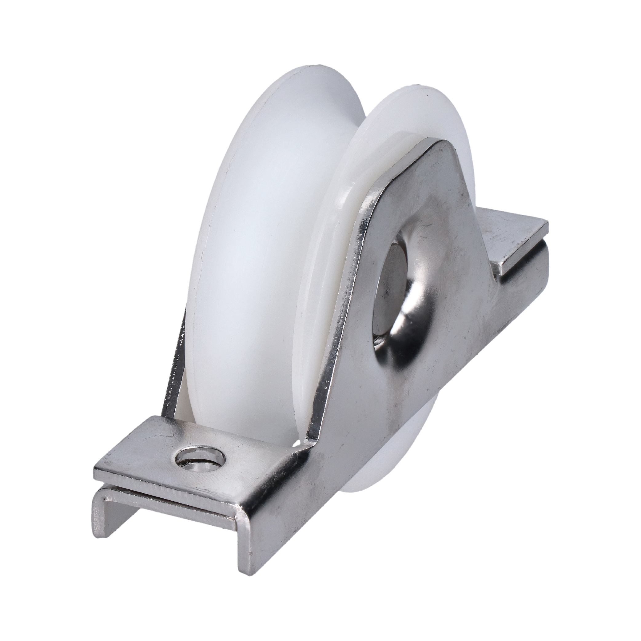 Vodicí kladka ø78mm s nylonovým kolečkem, AISI304