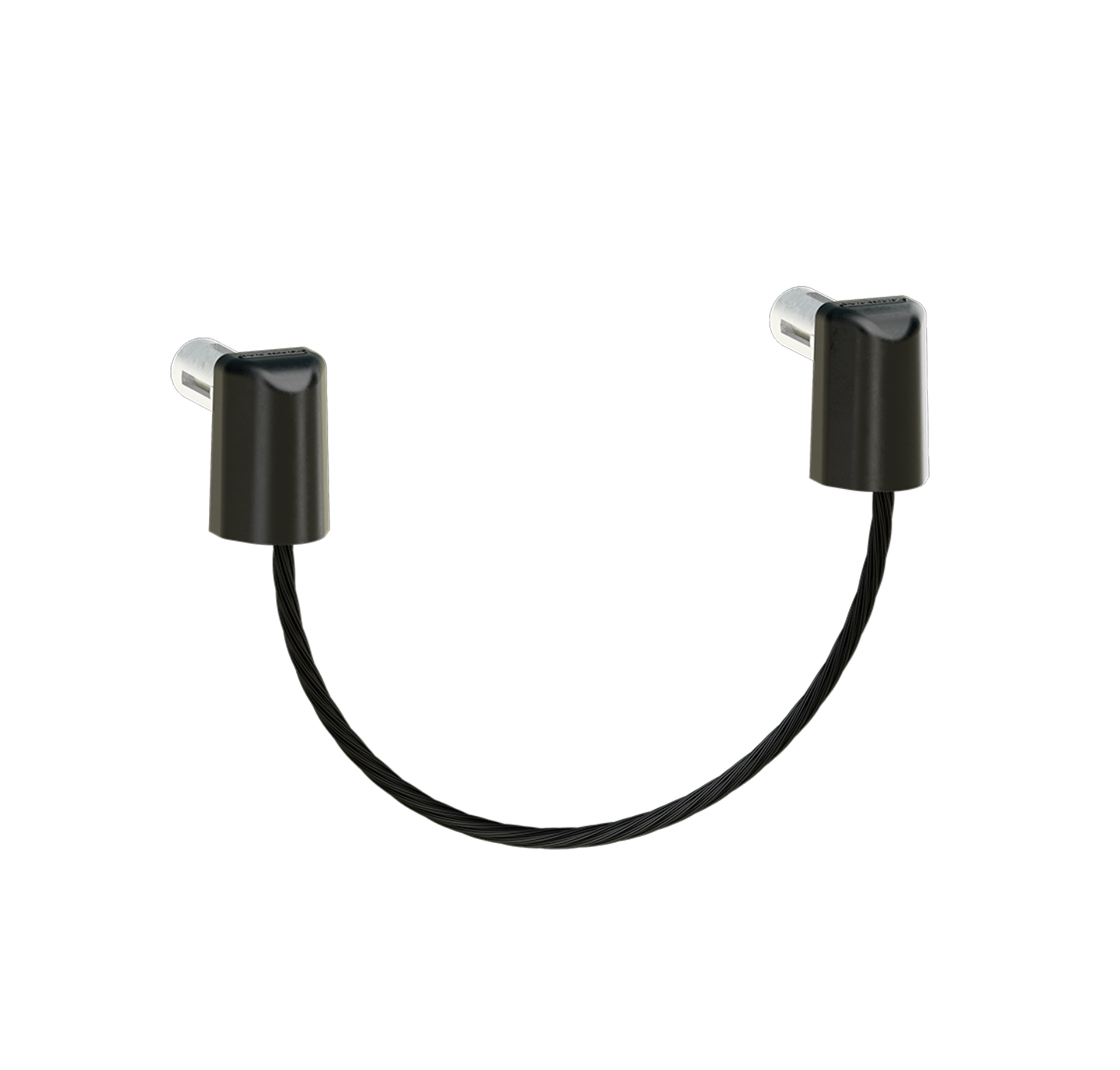 Nerezové bezpečnostní lano pro křídlové brány, do 500 kg, L - 220 mm