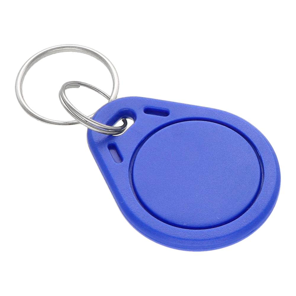 RFID čipová klíčenka, vhodná pro čtečky KEY a NICE, modrá