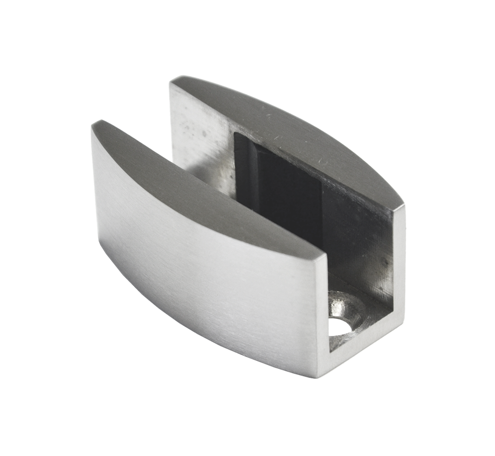 Spodní vodítko, sklo 8 - 12 mm, do podlahy, AISI 304