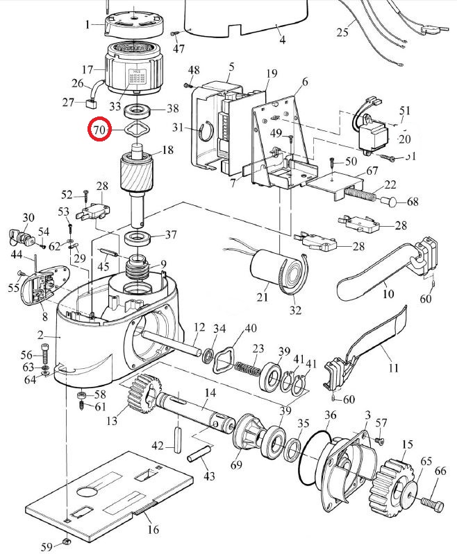 PMCAC.4630 kroužek vymezovací pro ROBO300/ 1000
