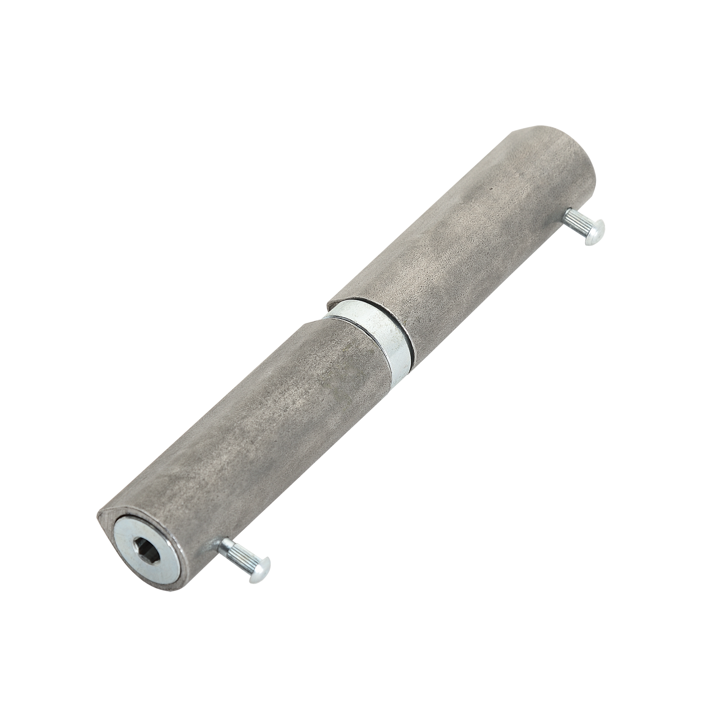 Samozavírací pant dvoudílný H - 150 mm, navařitelný, nastavitelný (levý)