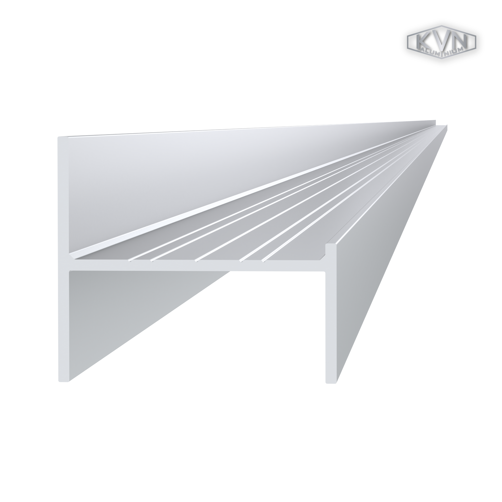 Poškozený UT profil 50x44x6000mm, materiál EN AW-6060 T66, přírodní hliník bez povrchové úpravy, cena za KUS