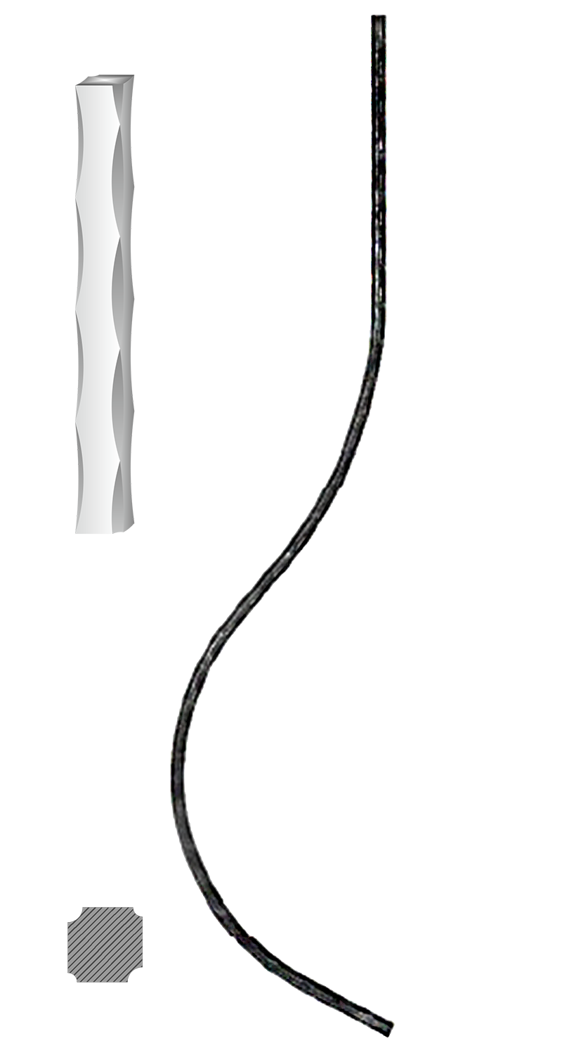 Tyč 12 x 12 mm, 900 x 210 mm