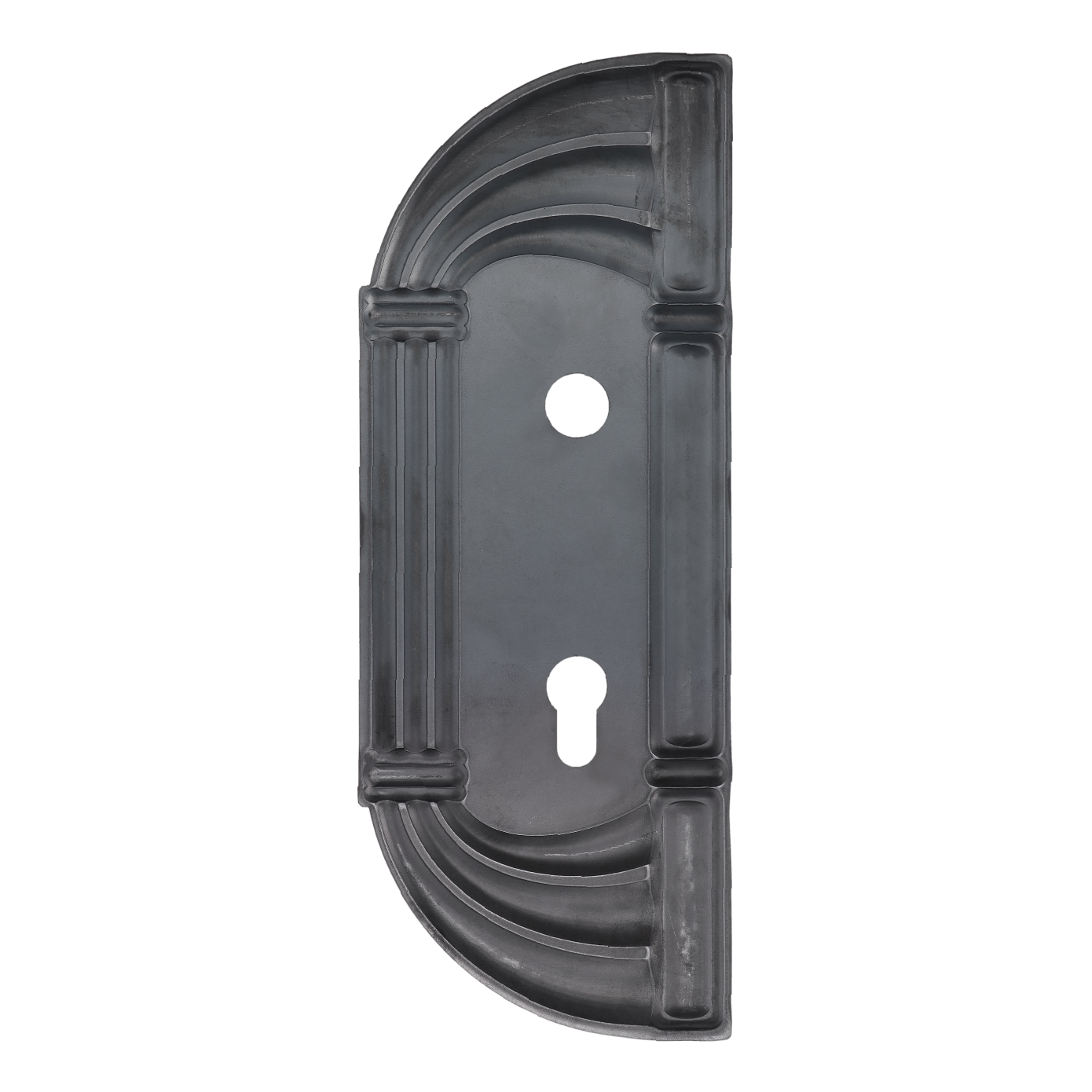 Štítek 310x116x2mm, zdobený, levý, pro zámek