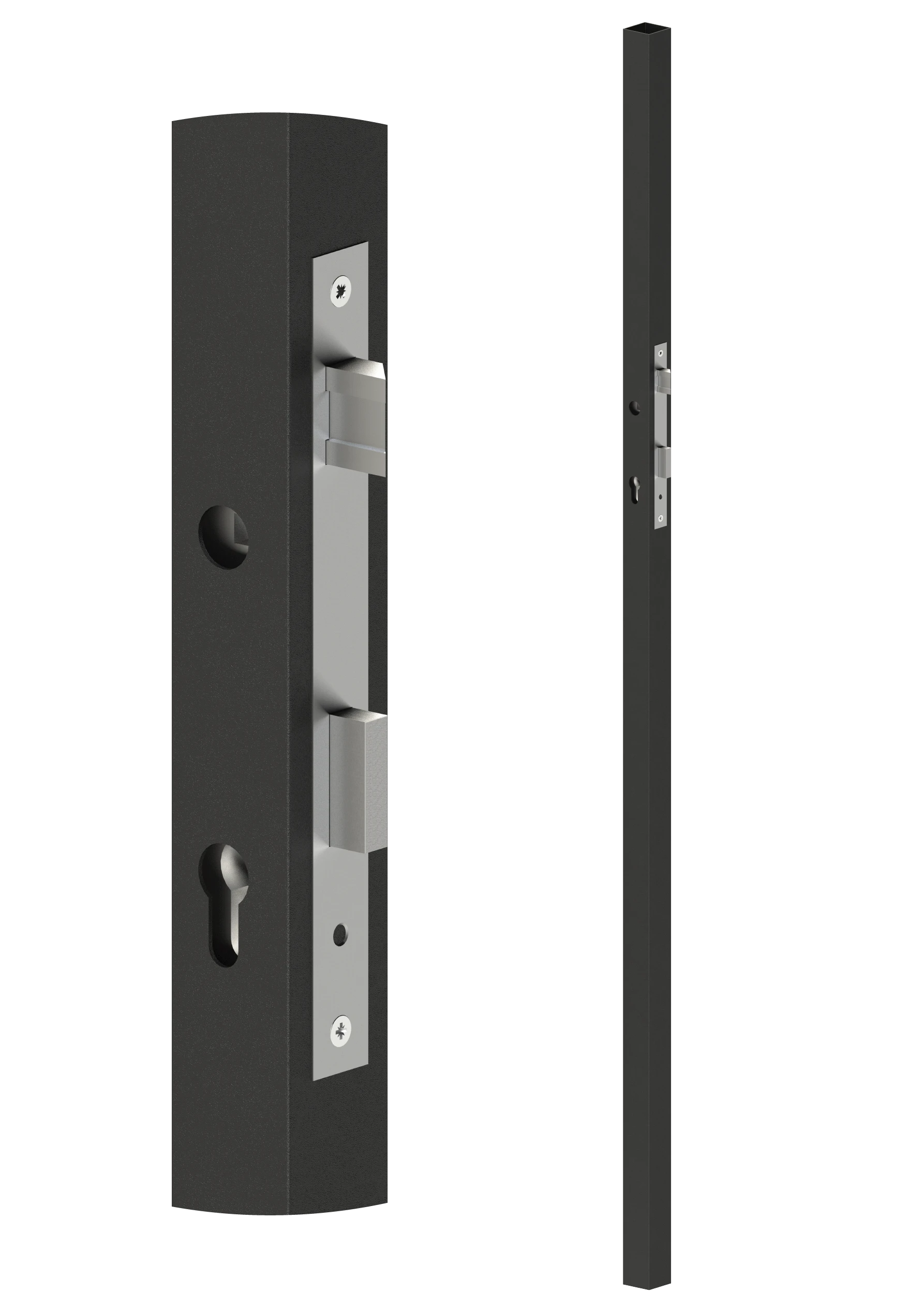 Profil 40 x 40 x 1,5 x 1500 mm se zapuštěným zámkem, rozteč 90 mm