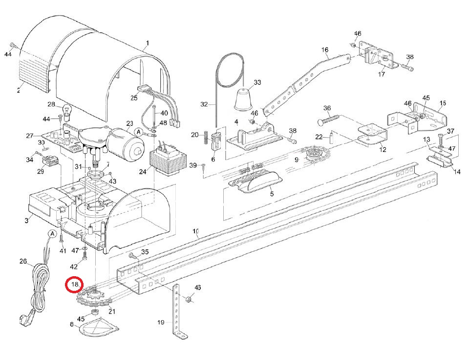 PMD0554.4610 konzola pro upevnění brány