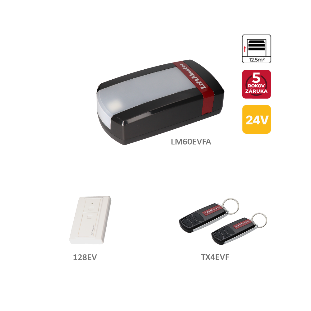 LiftMaster sada pro garážová sekční vrata 12,5 m2/100 kg