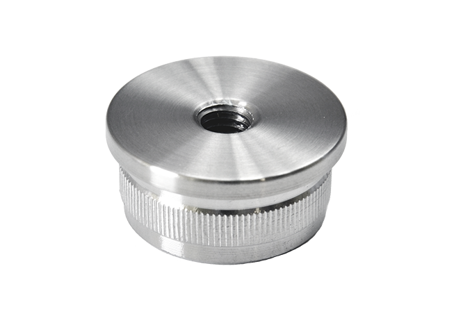 Spodek držáka madla, M8, na trubku ø 33,7 mm, AISI 304