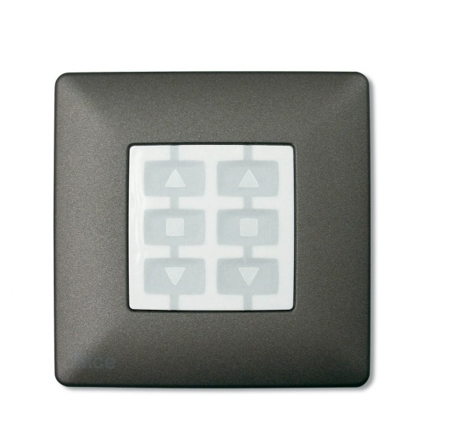 DOPRODEJ! Nástěnný kryt pro vys. Nice Opla na stenu, antracit