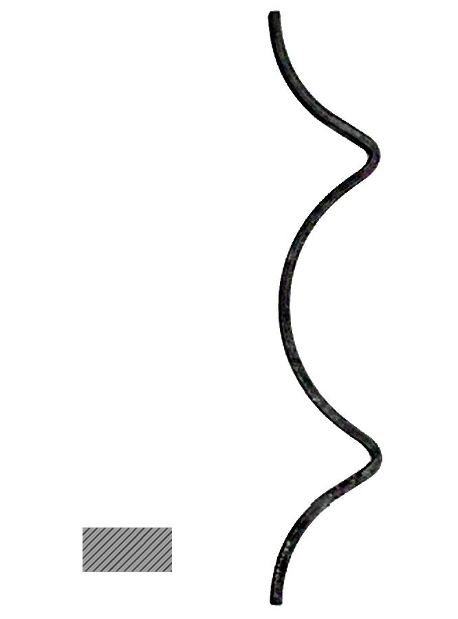 DOPRODEJ prvek 312 x 52 mm, profil 14 x 6 mm