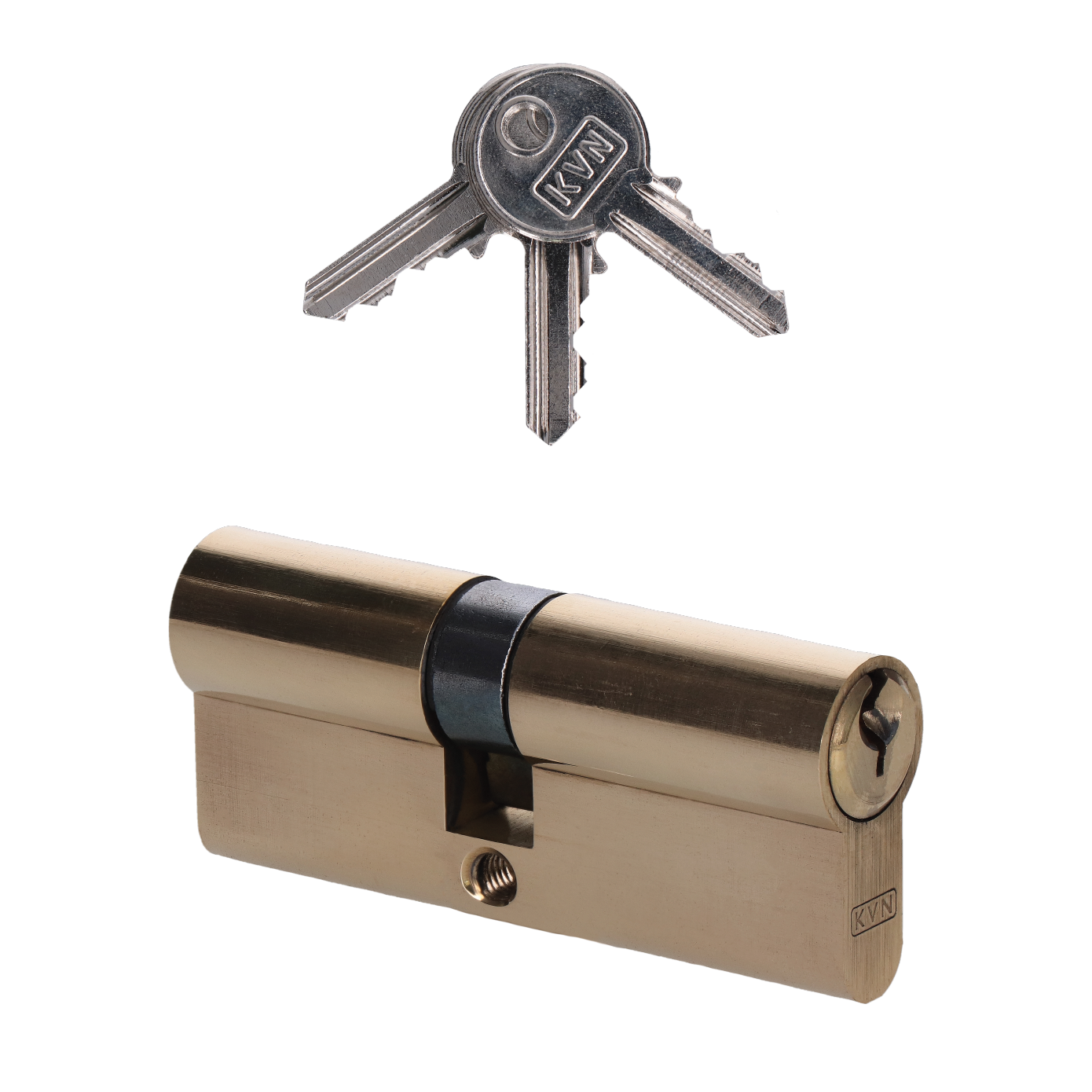 Cylindrická vložka EURO 35/45mm, mosazná, 3 klíče, šroub M5x65mm