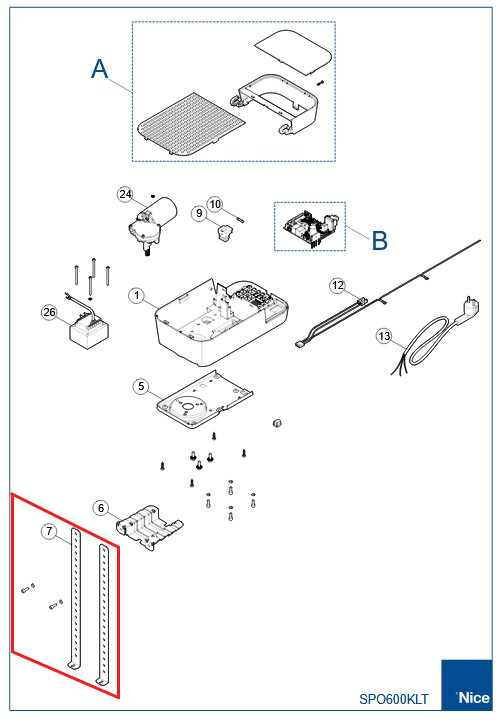 PMD0152C.4610 Kotevní konzoly pro mnoho pohonů