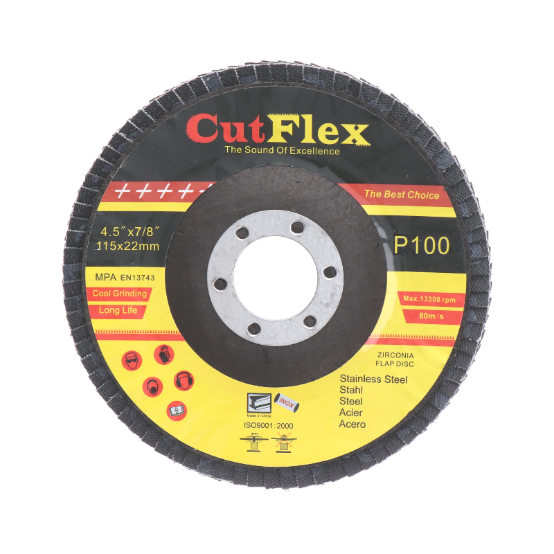 Lamelový brusný kotouč na ocel a nerez, ø 115 mm, zrno 100