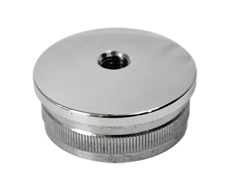 Spodek držáka madla na trubku ø 42,4 mm, leštěná AISI 304